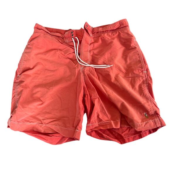 Polo Ralph Lauren Orange Swimming Trunks Large 16/18 - Picture 1 of 7